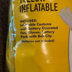 M&M Yellow Infatable Costume